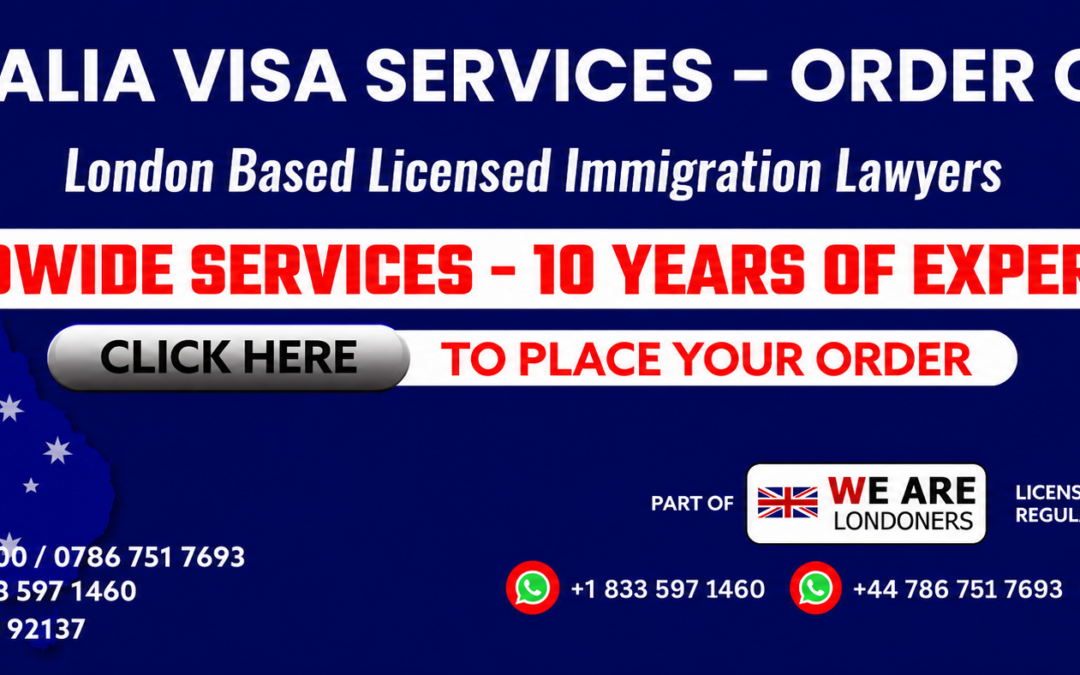 Australia Visa Services in London | Professional Application Support for Your Australian Journey
